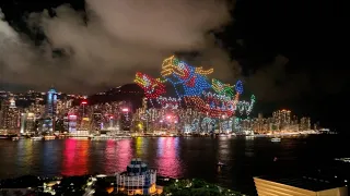 Over 1,000 drones stage light show in HKSAR to celebrate Dragon Boat Festival