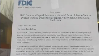 NYPD called to NYC branch of Silicon Valley Bank in 'largest bank failure' since 2008