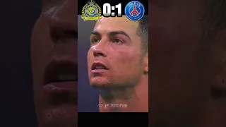 Al Nassr vs PSG friendly #ronaldo #messi #neymar #mbappe 💪🔥 #football #youtube #shorts