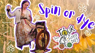 Tour de Fleece vlog 2: Spinning a Yarn about Natural Dyeing