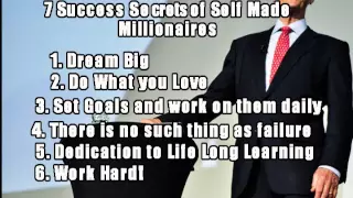 Brian Tracy Self Confidence: Seven Success Secrets of Self Made Millionaires No Excuses!