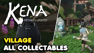 Kena: Bridge Of Spirits - Village All Collectable Locations (Rots, Hats, Flower Shrines, etc...)