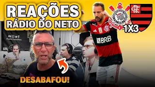 OLHA como a Rádio Craque Neto reagiu a Corinthians x Flamengo pelo Brasileirão