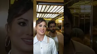 Mehwish Hayat and Sheharyar Munawar in Lahore for Teri Meri Kahaniyaan.