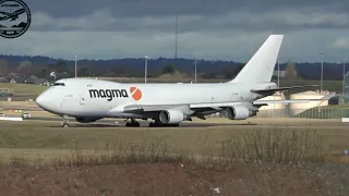 747 departure. Go arounds from Turkish x2 Air France x1 and more Birmingham Airport action.