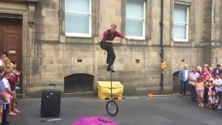 Edinburgh Fringe Festival Street Performance.