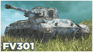 Стрим по [ World of Tanks Blitz ]  На что способен Британский ЛТ FV301 в #Wot_Blitz