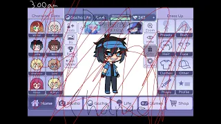 DO NOT PLAY GACHA LIFE AT 3am!!! SCARY LUNI PRESENT GLITCH!