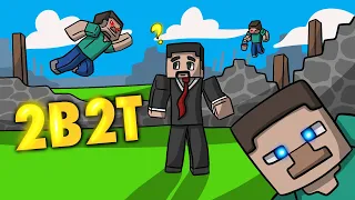 ILE OSIĄGNĘ W 2 GODZINY NA NAJSTARSZYM SERWERZE 2B2T.ORG W MINECRAFT!