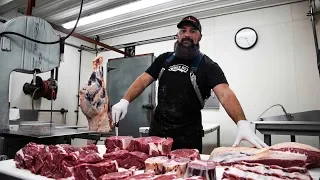 How to Butcher a Cow | ENTIRE BREAKDOWN | by The Bearded Butchers!