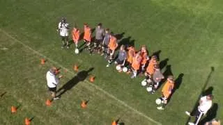 4231 movement explanation using Cones to represent the players A La Real Madrid