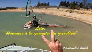 windsurf - 9 septembre 2023 - j'invite lolo le grenoblois à la ganguise !