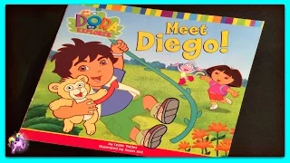 DORA THE EXPLORER "MEET DIEGO!" - Read Aloud - Storybook for kids, children