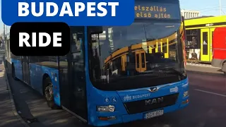 Budapest HUNGARY CITY bus ride Alex Channel