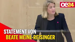 Kritik von Opposition: Statement von Beate Meinl-Reisinger