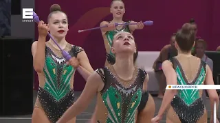В Красноярске стартовали всероссийские соревнования по художественной гимнастике