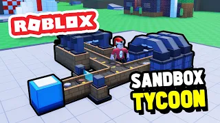 Starting a PRODUCTION COMPANY In Sandbox Tycoon (Roblox)