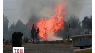 Лісові пожежі на заході Америки розповсюдилися вже на п’ять штатів