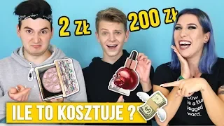 ♦ Chłopaki zgadują ceny kosmetyków! 😂Smaveg, Dominik Rupiński i Agnieszka Grzelak Beauty