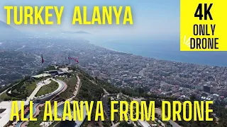 Turkey Alanya/18 June/Drone view/All Alanya from a drone