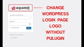 How to change WordPress Login page Logo (without plugin) [Hindi]