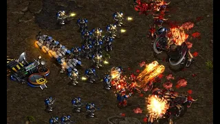 FLASH! 🇰🇷 (T) vs Larva!!! 🇰🇷 (Z) on Fighting Spirit - StarCraft - Brood War