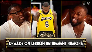 Dwyane Wade reacts to LeBron James Considering Retirement This Offseason | CLUB SHAY SHAY