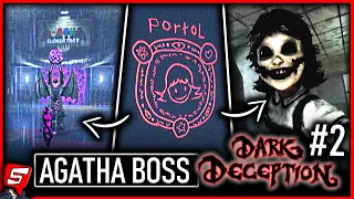 AGATHA BOSS FIGHT & NEW SCHOOL?! | Dark Deception Enhanced #2 (Dark Deception Remastered)