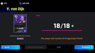 How to Train VIRGIL VAN DIJK in PERFECT WAY eFootball 2024 Mobile | Training Guide & Tutorial