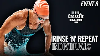 Event 8, Rinse 'N' Repeat—2022 NOBULL CrossFit Games