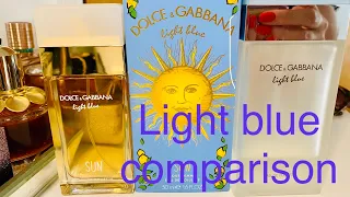 DOLCE & GABBANA LIGHT BLUE SUN - REVIEW and comparison with Light Blue