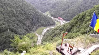 Poenari fortress on the Transfagarasan road