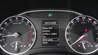 Škoda octavie 2 facelift palubní počitač (board computer)