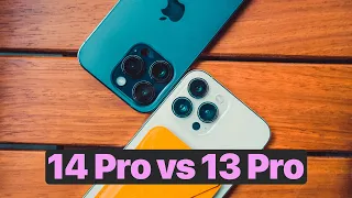 iPhone 14 Pro против iPhone 13 Pro - сравнение камер!