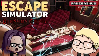 Hausbesuch in Draculas Castle | Escape Simulator [DE | 3 Player Coop]