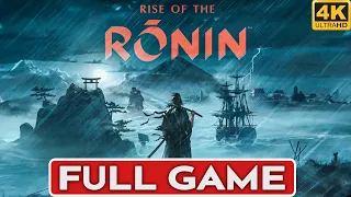 RISE OF THE RONIN PS5 Gameplay Walkthrough FULL GAME [4K 60FPS] - No Commentary (FULL GAME)