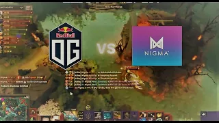 OG vs NIGMA -  ( first round ) TI CHAMPIONS GAME - DPC EU 2021 DREAMLEAGUE S15 DOTA 2| DreamLeague