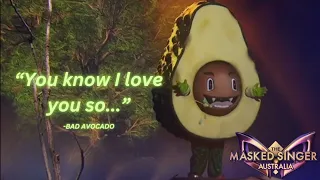 Bad Avocado sings "Yellow" by Coldplay | SEASON 5 | THE MASKED SINGER AU