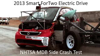 2013-2016 Smart ForTwo Electric Drive NHTSA MDB Side Crash Test