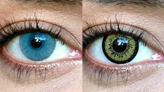 Uris Arctic Ice & EOS Dolly Eye Brown Contact Lens Review