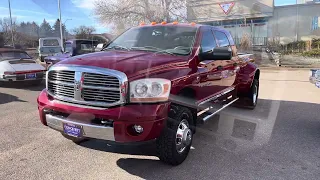 69k Mile 2006 Dodge Ram 3500 Laramie Megacab Dually 4x4 Cummins for sale