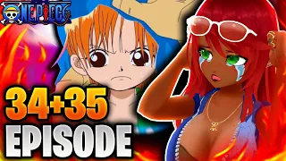 NAMI'S BACKSTORY! | One Piece Episode 34-35 Reaction