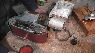 Makita belt sander repair, keeps ripping belts