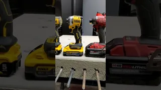 DeWalt New 5AH PowerStack Compared to Milwaukee High Output Batteries!