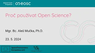 Proč používat Open Science