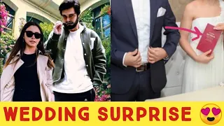 Halil Ibrahim Ceyhan and Sıla Turkoglu Wedding Surprise 😍 😍 😍