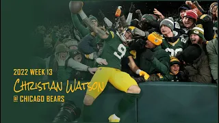 Christian Watson WR Green Bay Packers | Every Play | 2022 Week 13 @ Chicago Bears