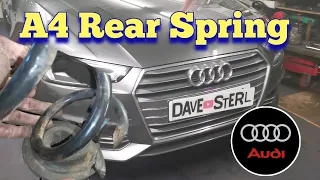 Audi A4 (B9) Broken Rear Spring