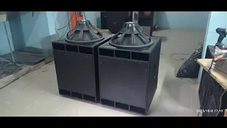 Fabricación de subwoofer BAND PASS