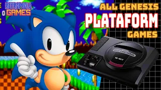 Todos os Jogos de Plataforma do Mega Drive - ALL MEGA DRIVE/GENESIS PLATFORM GAMES